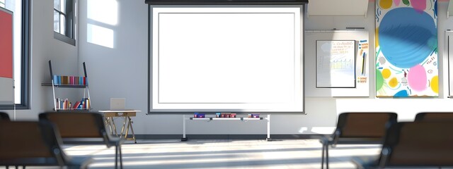 Interactive 3D Digital Whiteboard for Presentations and in Classroom or Office Spaces