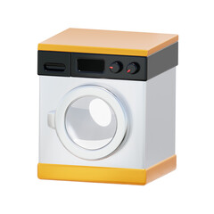 Home Appliances 3D Icon Set Illustration