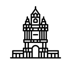 Fototapeta premium Historic monument icon