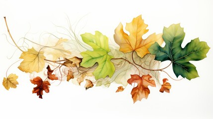 A watercolor of the abscission layer