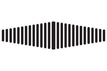 Slash line border. Diagonal parallel lines divider strip. Tilt strip geometric abstract border. Slash divider. Vector illustration isolated on white background.