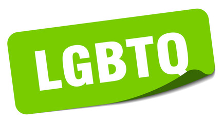 lgbtq sticker. lgbtq label