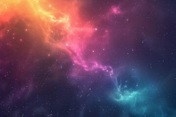 Colorful universe with nebula for background