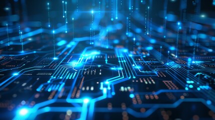 Obraz premium Internet of things tech innovative concept background