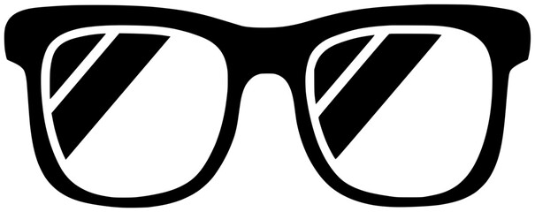 eyewear illustration summer silhouette glasses logo flower icon sunglasses outline sun accessory eyeglasses round retro beach glass eye heart shape star cool groovy for vector graphic background