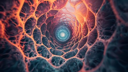 Geometric patterns repeat in endless variations, like fractals unfolding in a never-ending dance of creationbackground