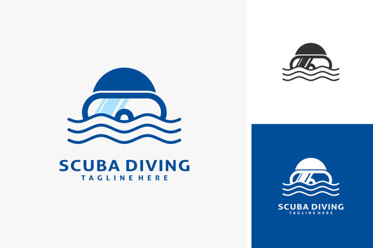 Scuba diving logo design