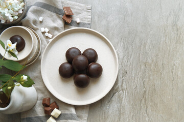 Chocolate Covered Marshmallow