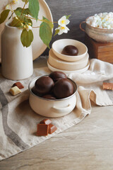 Chocolate Covered Marshmallow