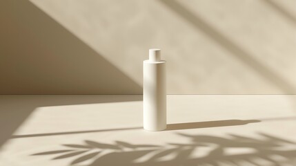 A 3D render of a lightweight hair mousse bottle