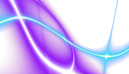Fototapeta premium Energy lines with transparent gradient background. Elegant rainbow colours wavy line on Transparent png overlay background