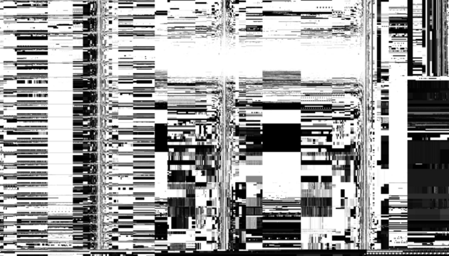 Abstract glitch overlay with a transparent background. Png overlay background