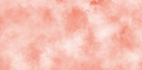 Abstract Pink color light ink effect shades gradient watercolor texture, grunge and stained Pink ink and watercolor textures on white paper background, Watercolor abstract wet hand drawn pink texture.