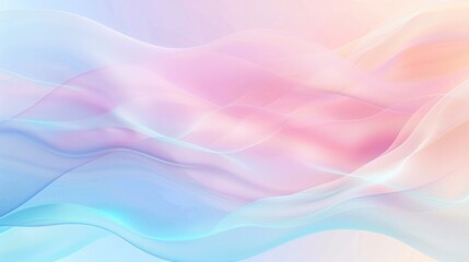 Fototapeta premium Subtle abstract background with soft pastel waves. Gradient colors. For designing apps or products