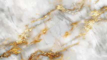 Luxury white and metallic gold marble background