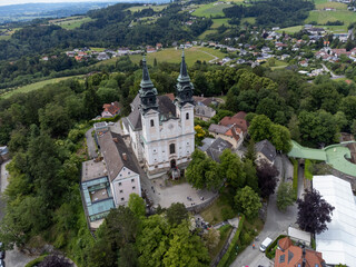 The church on Mount P&ouml;stlingberg in Linz Urfahr in Upper Austria