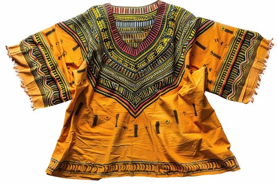 Dashiki, isolated on white