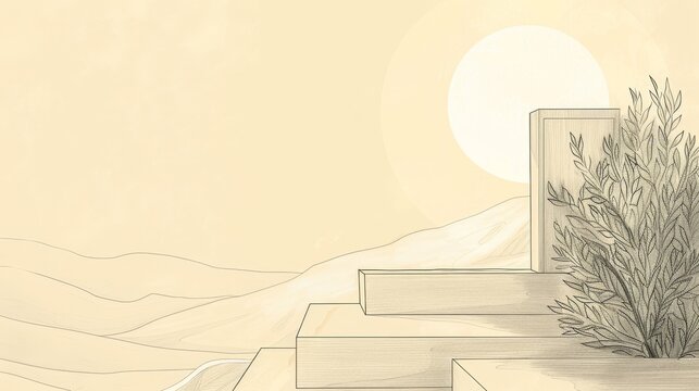 Psalms 116 Biblical Illustration: Thanksgiving for deliverance, expressing love and gratitude, committing to worship, Beige Background, copyspace