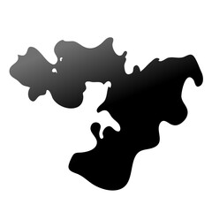 Oromia vector map illustration