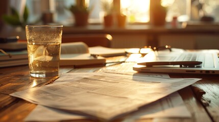 Close-up of mutual fund performance documents