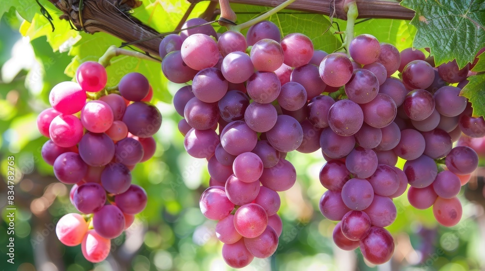 Sticker Grapes growing in the garden