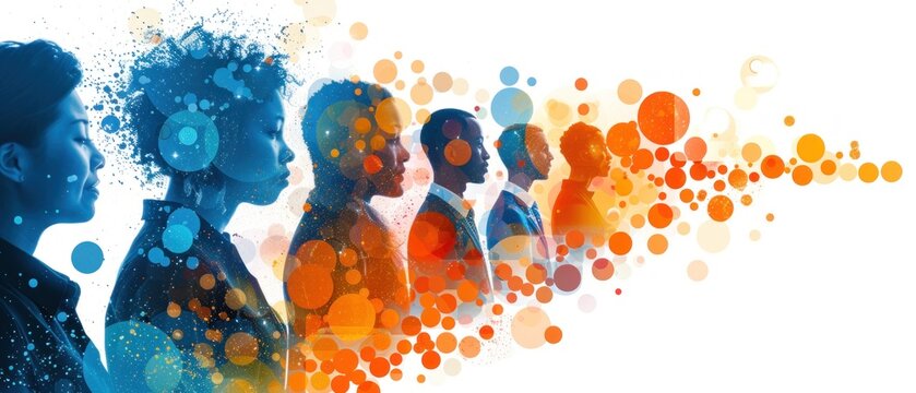 A timeline showcasing the evolution of workplace diversity and inclusion initiatives.