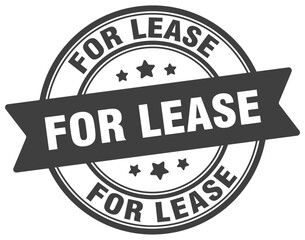 Fototapeta premium for lease stamp. for lease label on transparent background. round sign