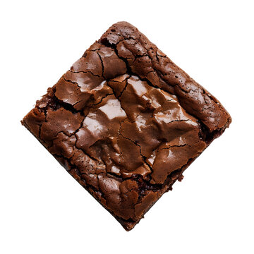 recommend clip art: brownie isolated on transparent background generative ai