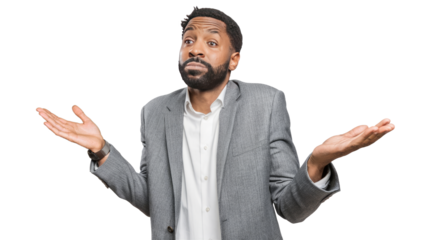 Young hispanic man wearing business clothes clueless and confused expression with arms and hands raised. doubt concept.