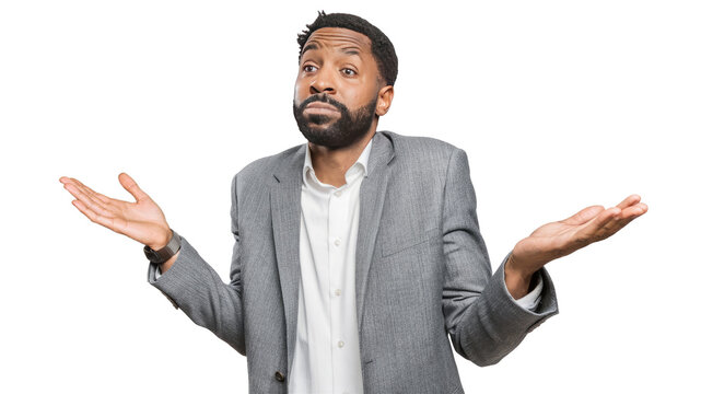 Young hispanic man wearing business clothes clueless and confused expression with arms and hands raised. doubt concept.