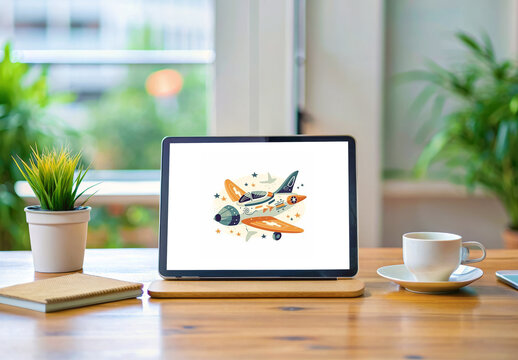 Minimalist Tablet Mockup Template