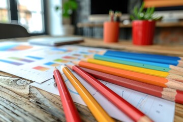 Analysis data graph professional photography