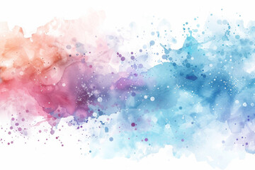 Fototapeta premium A minimalist watercolor splash with soft edges and a modern, pastel color scheme. 