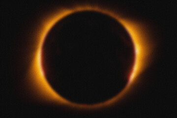 Planet on the galaxy background. Cosmic Background.