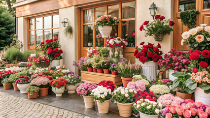Fototapeta premium Charming Flower Shop
