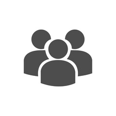 Vector flat illustration in grayscale. Avatar, user profile, person icon, gender neutral silhouette, profile picture. Suitable for social media profiles, icons, screensavers and as a template.