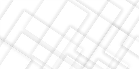 Abstract white line with square shape shadow background. vector illustration, White Business Style Vector Abstract Elegant white and grey Background. Abstract white Pattern.