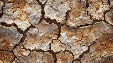 Fototapeta premium Texture background of cracked earth