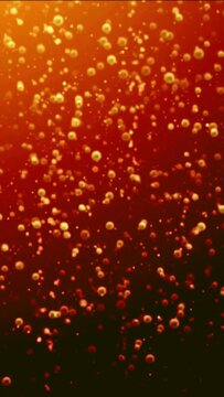 Blurry cola soda background bubble fizzy carbonated sparkling vertical video