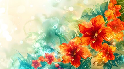 Obraz premium Orange flowers