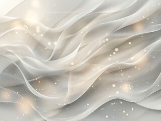 Obraz premium White fabric close-up with light