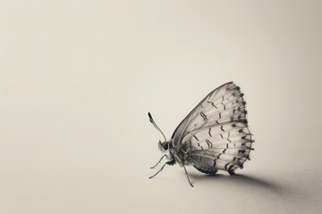 Obraz premium butterfly on white