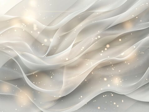 White fabric close-up with light