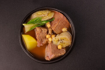 Beef Pochero is Filipino Beef Stew With Saba Bananas. 