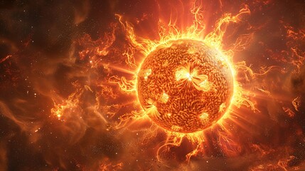 fiery explosion on fire