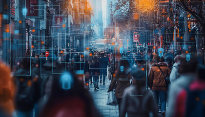 Security Camera Surveillance Footage of People