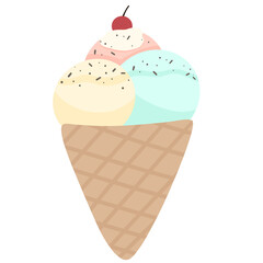 ice cream cone clipart transparent background