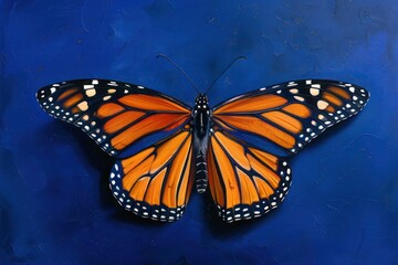 Fototapeta premium monarch butterfly on a flower