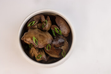 Chicken Liver Adobo or Adobong Atay NG Manok is Filipino Chicken Liver Stew.
