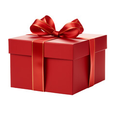 Fototapeta premium a red box with a bow